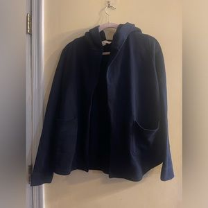 Ann Taylor Loft sweatshirt cardigan hoodie, small